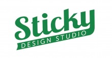 Sticky Design Studion logo design by CC Web Design from Sydney to Newcastle and beyond